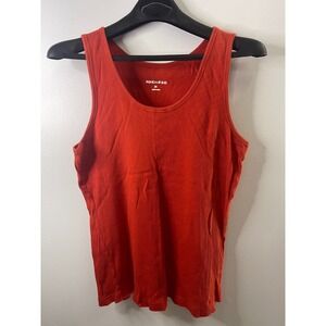 Fashion Bug Womens Tank Top‎ Orange Size 2XL